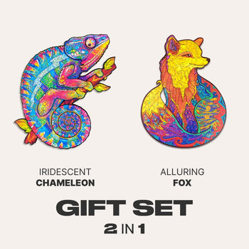 Kids Gift Set #7 (Iridescent Chameleon, Alluring Fox)