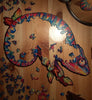 Wooden Puzzle Iridescent Chameleon